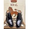 Monk Strap Kösele Deri Ayakkabı 